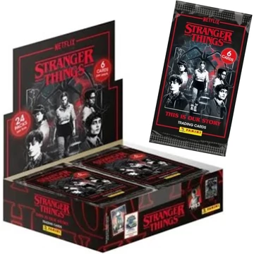 STRANGER THINGS - Panini 24 csomag gyűjtőkártya szett