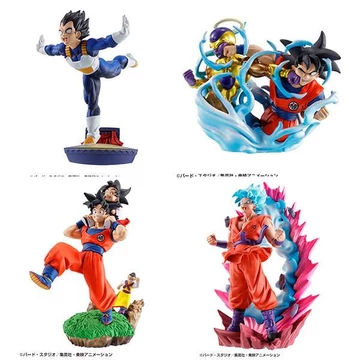 DRAGON BALL - Dracap Re Birth Limit Breaking - 4 Statue set