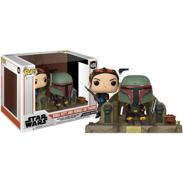 MANDALORIAN - POP MOMENT N° 486 - Boba Fett &amp; Fennec Shand