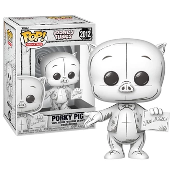 LOONEY TUNES - POP Animation N° 2012 - Porky Pig (Sketched Deco)