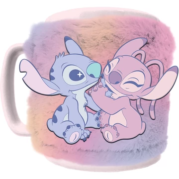 STITCH & ANGEL - plüss bögre 440ml