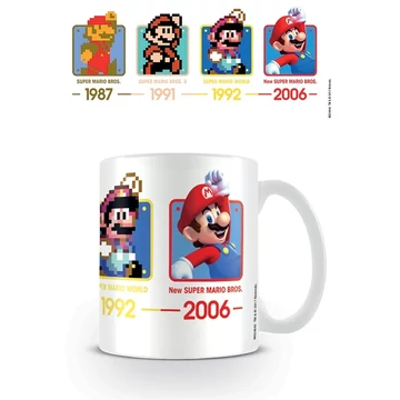 Super Mario Évszámos Bögre