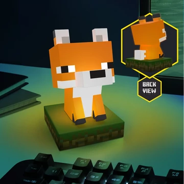 Minecraft róka (Fox) ikon lámpa