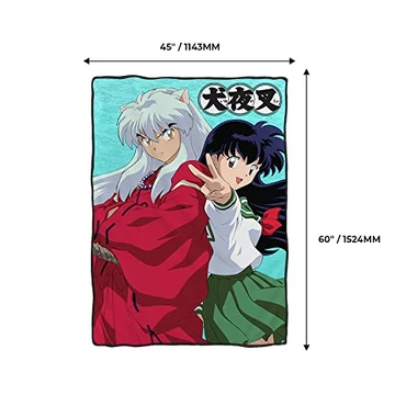 INUYASHA - Inuyasha &amp; Kagome - Takaró 114x152cm