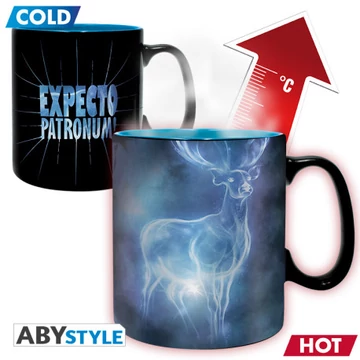 HARRY POTTER - Hőre változó bögre - 460 ml - Patrónus