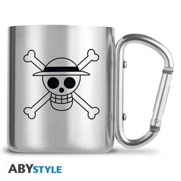 ONE PIECE - Karabiner Bögre - Luffy & Skull