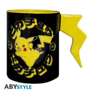 POKEMON - 3D bögre - Pikachu lightening bolt 
