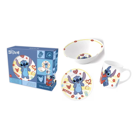 STITCH - 3db-os Étkészlet