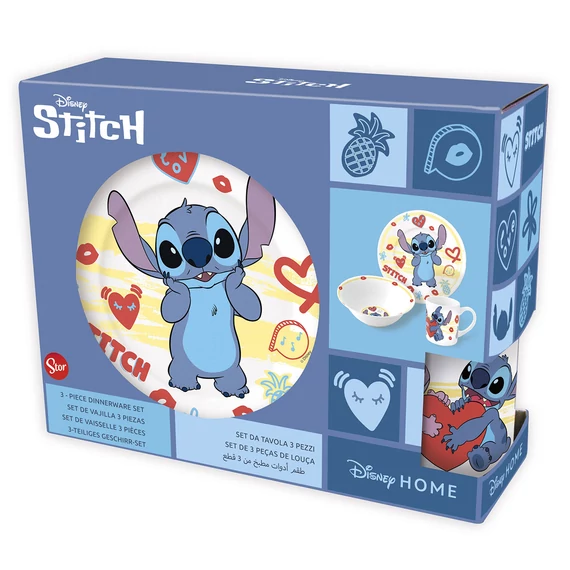 STITCH - 3db-os Étkészlet