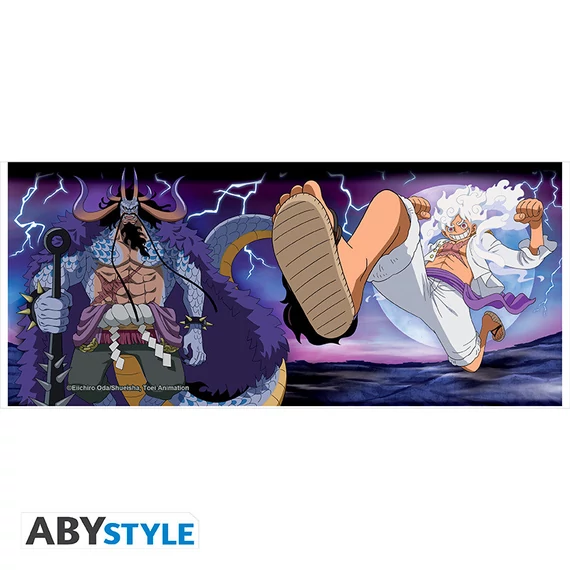 ONE PIECE - Bögre 320ml - Luffy vs Kaido