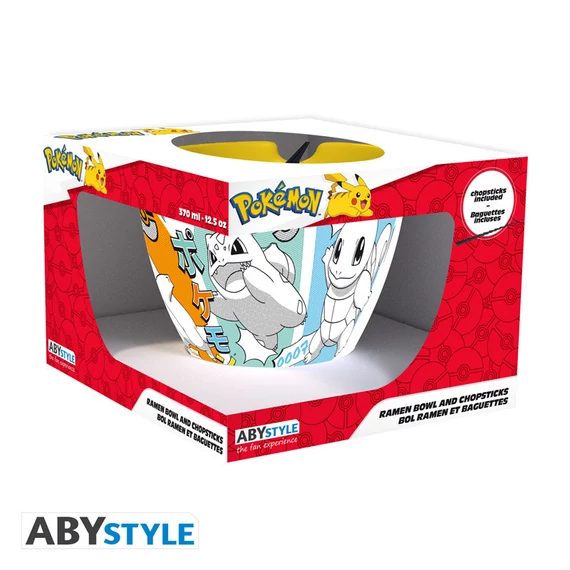 POKEMON - Ramen tál evőpálcikával