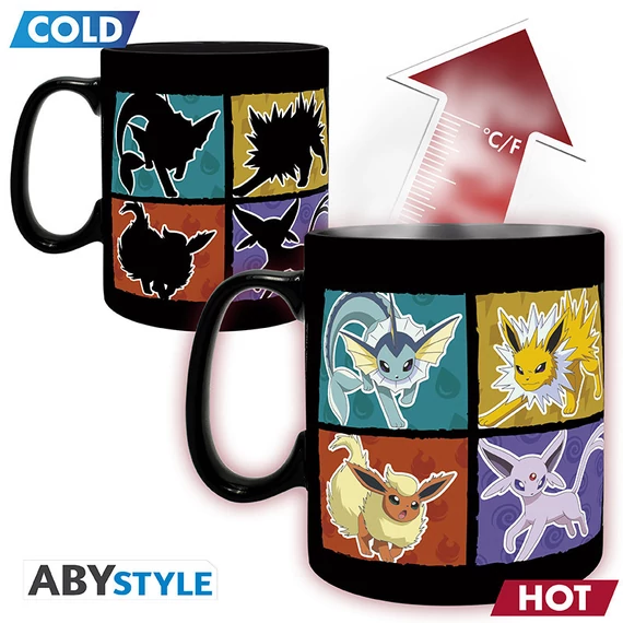 POKEMON - Eevee - Hőre változó bögre