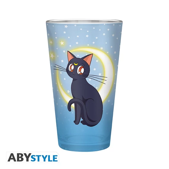 SAILOR MOON - Luna & Artemis - XXL Üveg pohár 400ml