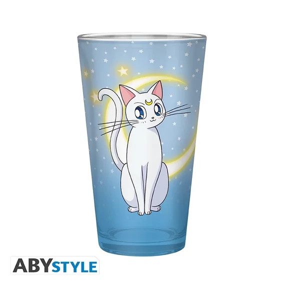 SAILOR MOON - Luna & Artemis - XXL Üveg pohár 400ml
