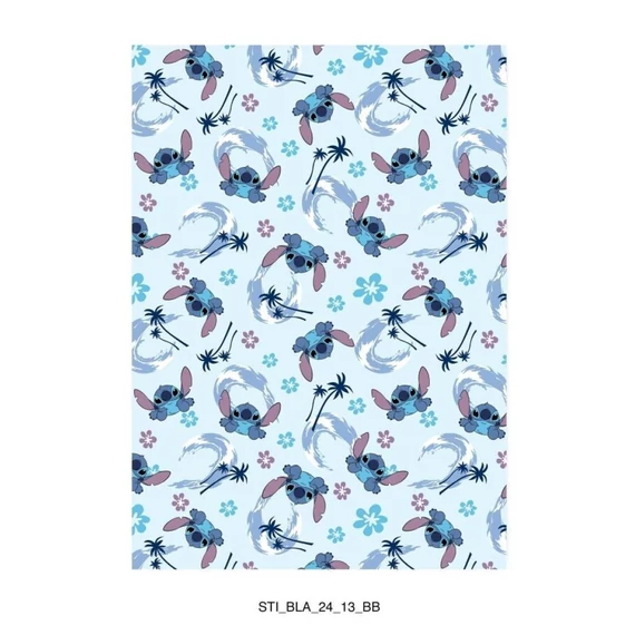 DISNEY - Flanel Takaró 110x150cm - Stitch