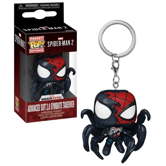 Spider-Man 2 Advanced Suit 2.0 Symbiote Takeover kulcstartó