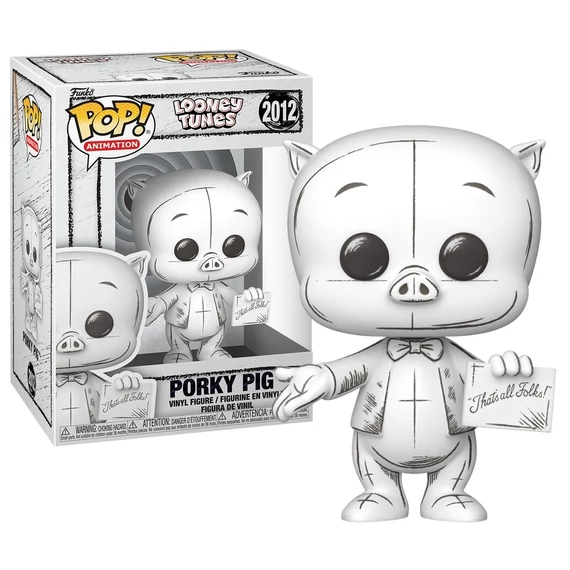LOONEY TUNES - POP Animation N° 2012 - Porky Pig (Sketched Deco)