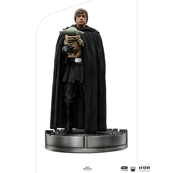 STAR WARS - Luke Skywalker és Grogu - 1/10 méretarány - 21cm