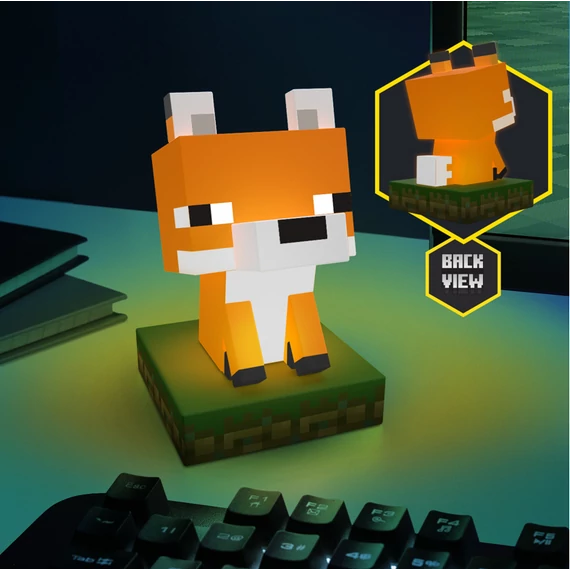 Minecraft róka (Fox) ikon lámpa