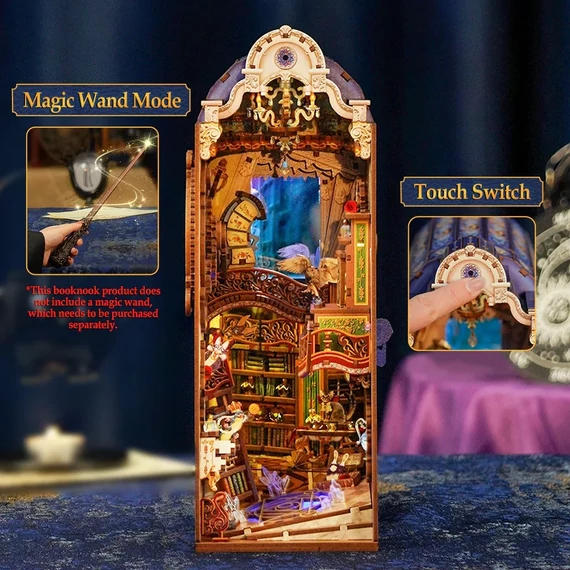 BOOK NOOK KIT - DIY- Magical library - 521db + LED Light