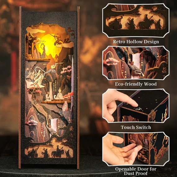 BOOK NOOK KIT - DIY - The Legend of Wukong - 89db + LED Light