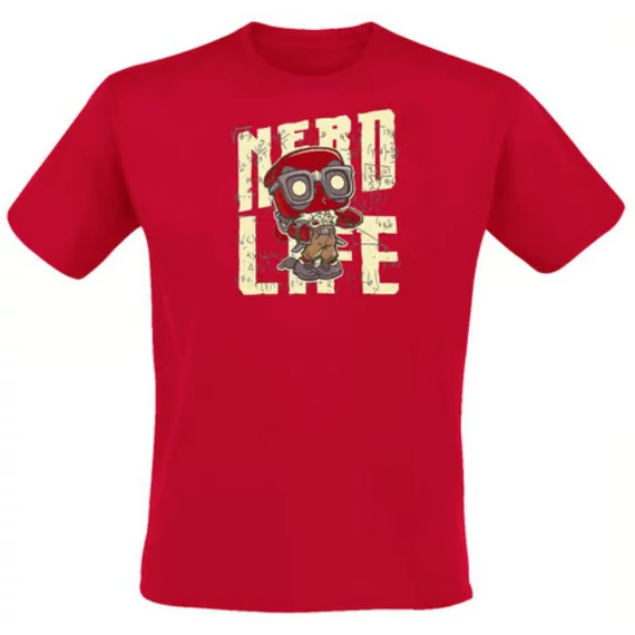 Funko Póló: Marvel - Deadpool Nerd Life - L