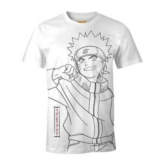 Naruto - Fehér Póló - M