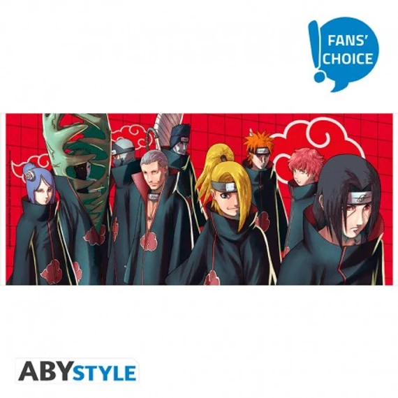 NARUTO SHIPPUDEN - Bögre - 320 ml - Artwork Akatsuki