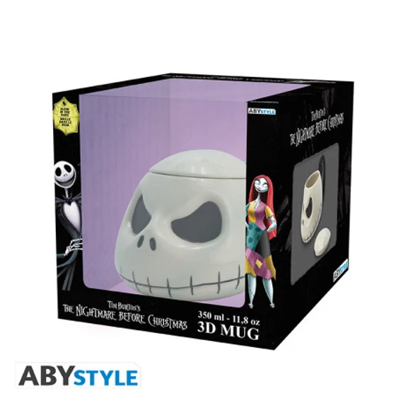 NIGHTMARE BEFORE XMAS - 3D Bögre - Jack Glow in the dark