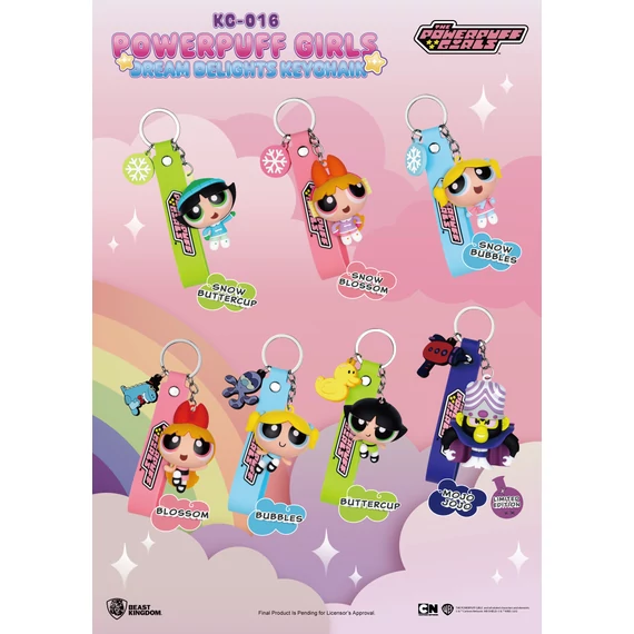 POWERPUFF GIRLS - Kulcstartó Blind Box