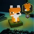 Minecraft róka (Fox) ikon lámpa